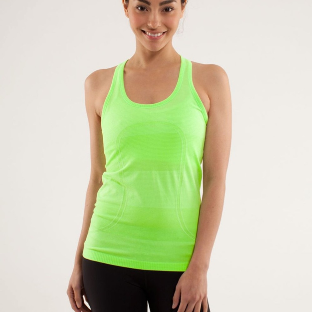 Lululemon Run: Swiftly Tech Racerback Zippy Green